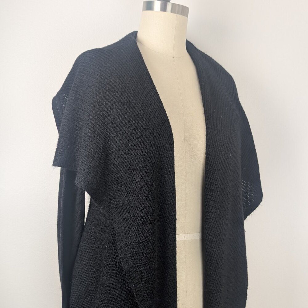 Black Cardigan with Shawl Collar by Liz Claiborne Size S